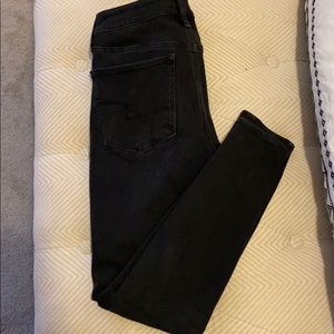 American Eagle black skinny jeans.